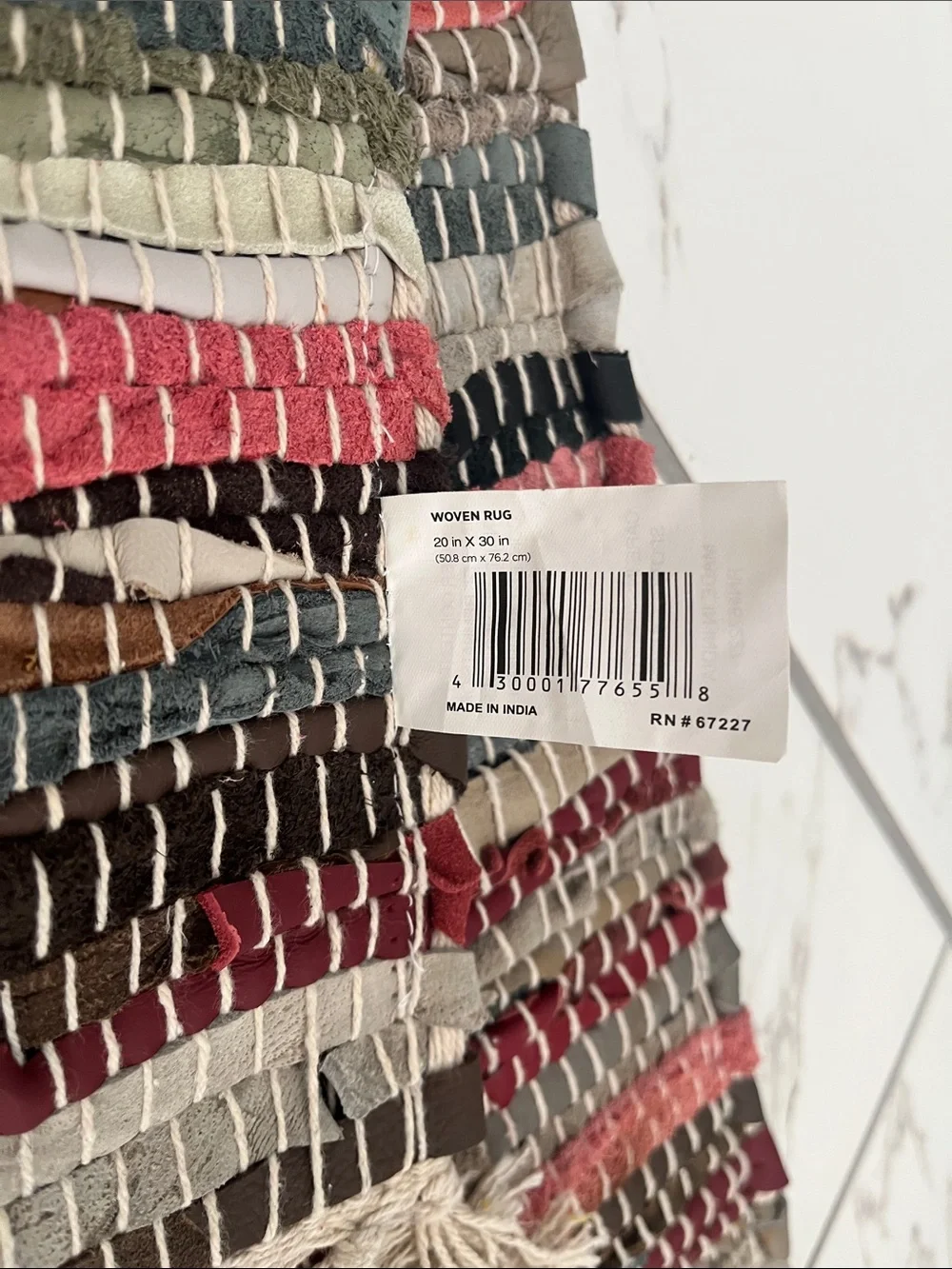 Cost Plus World Market handwoven striped